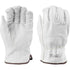 WHITE GOAT GRAIN DRIVER GLOVE A6 CUT LINER KEYSTONE THUMB LG