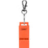 ORANGE RESCUE WHISTLE WITH RING AND CLIP