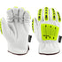 DRIVER GLOVE GOAT GRAIN KEY STONE THUMB A/B GRADE THINSULATE LINED LG