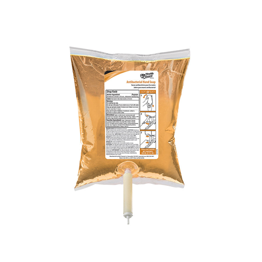 Kutol Soft & Silky Antibacterial Soap 800 ml Amber Citrus Spice 12 / cs — manufacturer product photo