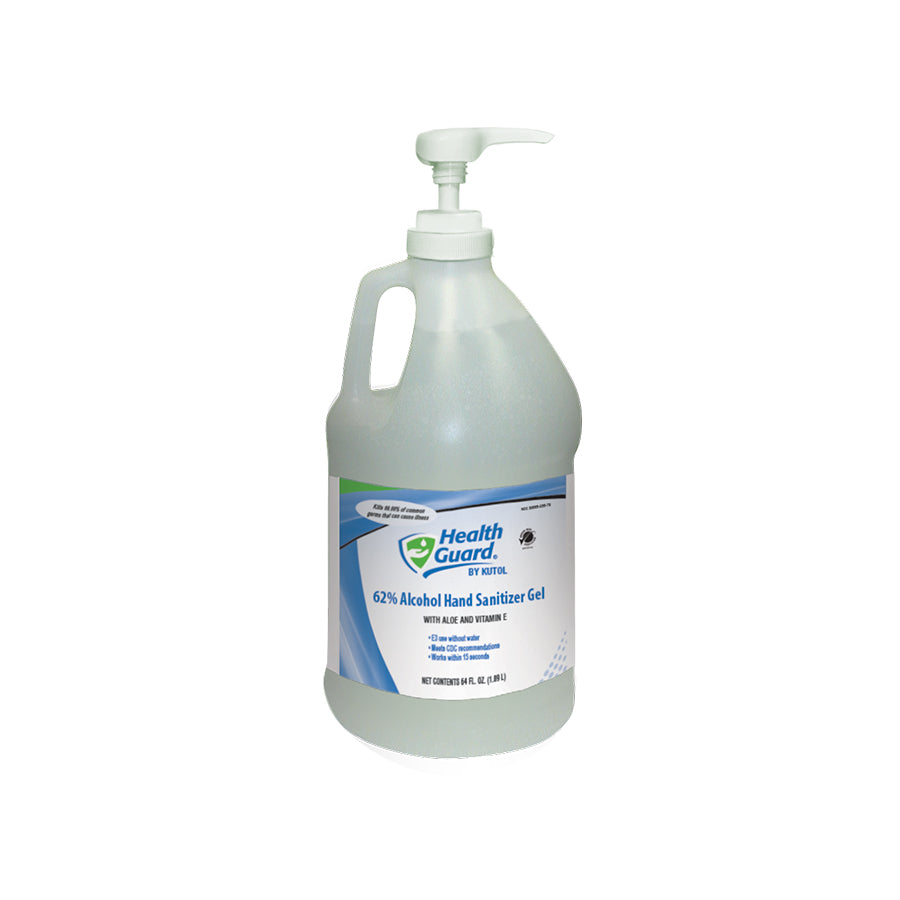 Kutol Santi-Gel Instant Hand Sanitizer Clear 62% Alcohol 64 oz Pump Bottle 4 / cs — manufacturer product photo