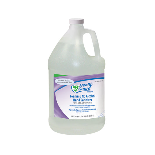 Kutol Foaming Hand Sanitizer (No Alcohol) Clear / Lt Linen Pour Top 1 Gallon 4 / cs — manufacturer product photo