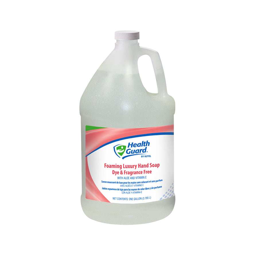 Kutol Foaming Luxury Hand Soap Clear w/ No Scent 1 Gallon Pour Top 4 / cs — manufacturer product photo