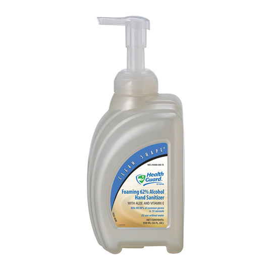 Kutol Clean Shape Foaming Hand Sanitizer Clear/Lt. Linen 62% Alcohol 950 ml 8 / cs — manufacturer product photo