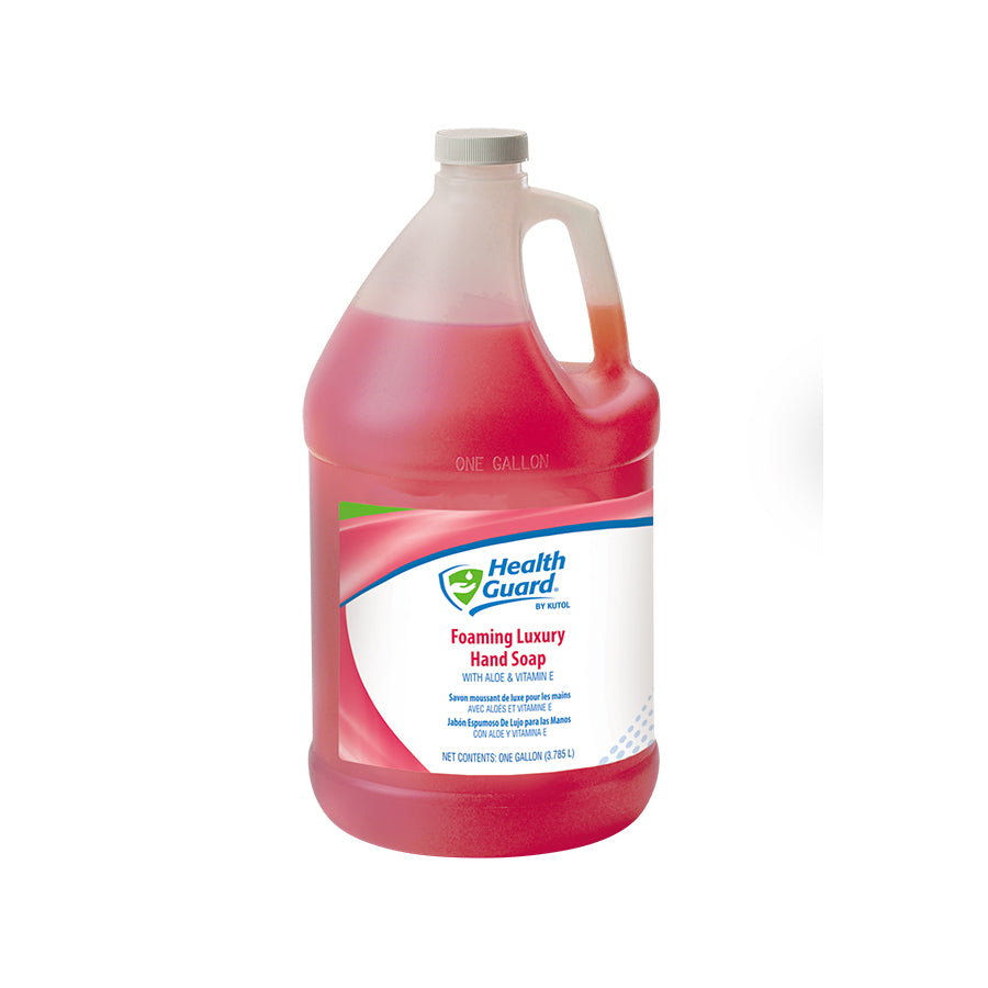 Kutol Foaming Luxury Hand Soap Pink / Tropical Pour Top 1 Gallon 4 / cs — manufacturer product photo