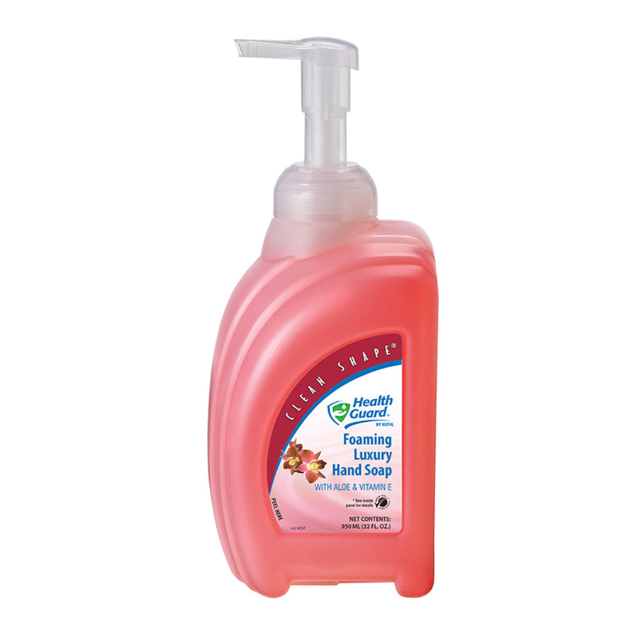 Kutol Clean Shape Foam Luxury Hand Soap Pink / Tropical Pump Bottle 950 ml 8 / cs — manufacturer product photo