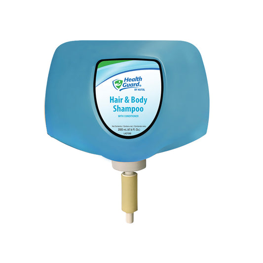 Kutol DuraView Hair & Body Shampoo Blue with Aloe Fragrance 2 Liter 4 / cs — manufacturer product photo