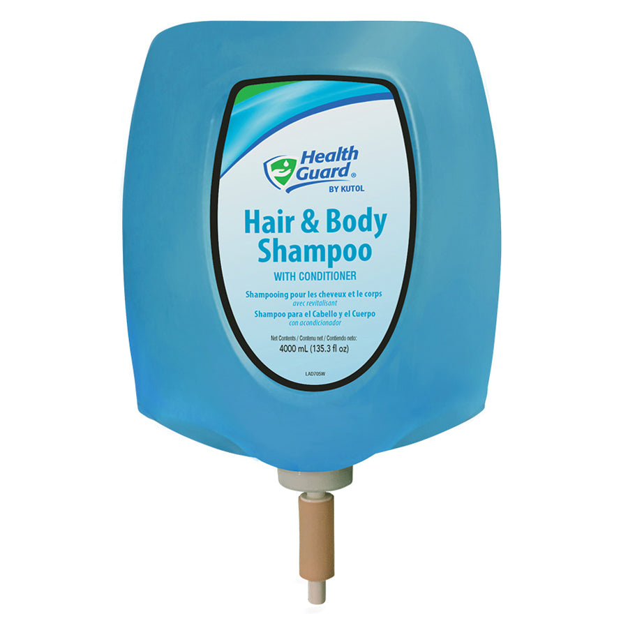 Kutol DuraView Hair & Body Shampoo Blue with Aloe Fragrance 4.5 Liter 2 / cs — manufacturer product photo