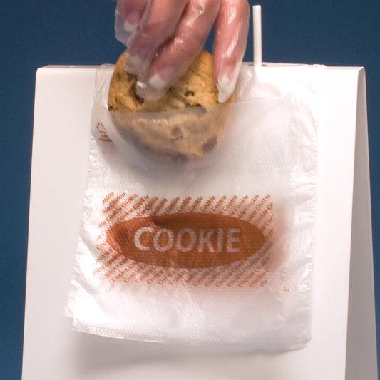 Elkay Plastics Saddle Pack Flip Top "Cookie" Bag Clear 5.5" X 5.5" + 1.5" 0.6 Mil 2000 / cs. Manufacturer reference photo for the listed SKU. Contents and accessories pictured are not included unless stated. Packaging and presentation may vary.