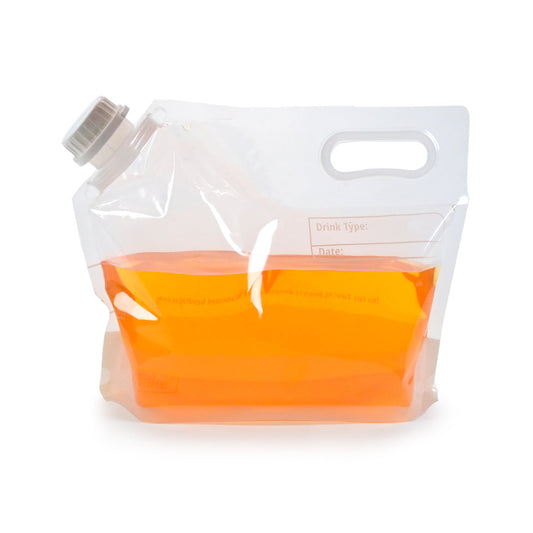 Elkay Plastics Fast Take Half Gallon Jug Pouch 6 Mil, Clear 11.75" x 9" x 4.25" 25 / cs. Manufacturer reference photo for the listed SKU. Contents and accessories pictured are not included unless stated. Packaging and presentation may vary.