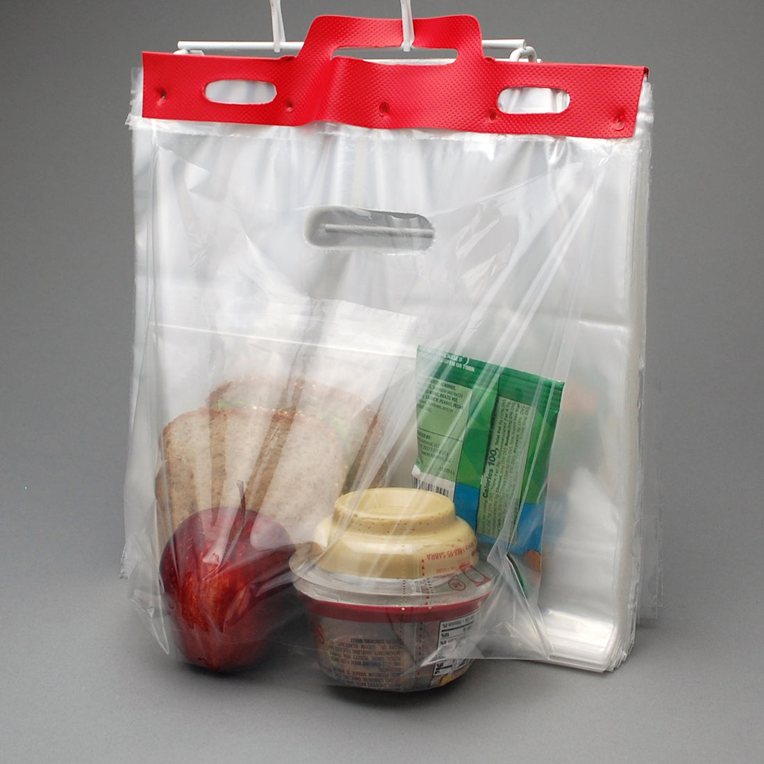 Elkay Plastics 11" x 9" + 4"BG + 1.5"LP 1.5 mil Fast Take Lunch Bags on Header 1000 / cs. Manufacturer reference photo for the listed SKU. Contents and accessories pictured are not included unless stated. Packaging and presentation may vary.