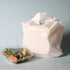 Elkay Plastics Unprinted Take Out Bag w/ Handles White 24" X 20" + 11"BG 1.25 Mil 250 / cs