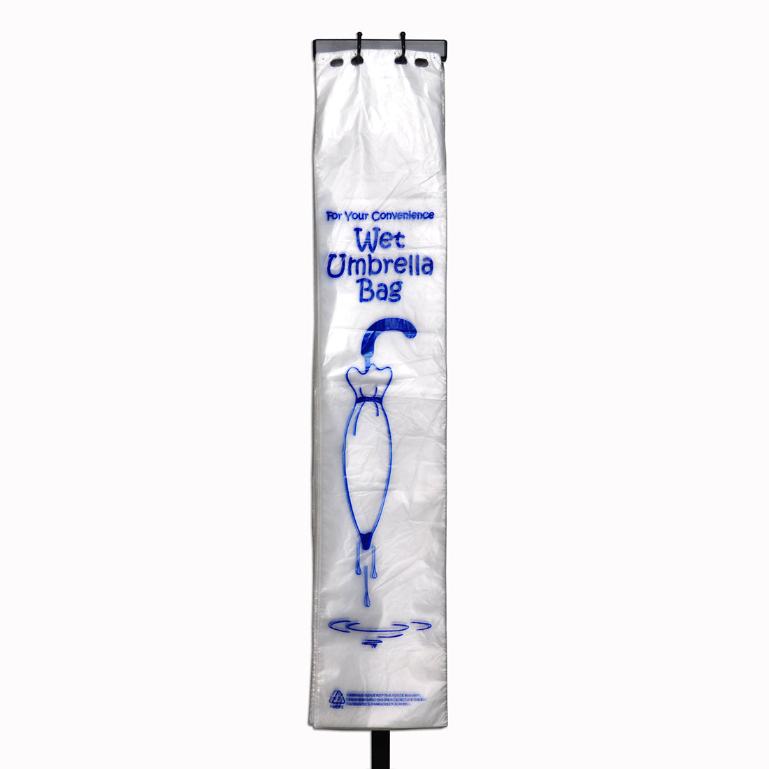Elkay Plastics Long Umbrella Bag w/ Print Clear 7" X 35" + 1.5" 0.7 Mil 1000 / cs. Manufacturer reference photo for the listed SKU. Contents and accessories pictured are not included unless stated. Packaging and presentation may vary.
