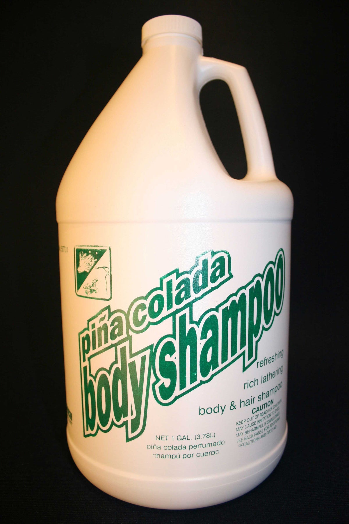 Reference image: Chemcor Pina Colada Body Shampoo gallon bottle. Same product type; formula, concentration, size and pack quantity may differ. The title and listed specifications describe the item offered. Follow the actual product label for use and safety directions.