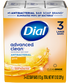 Dial Antibacterial Deodorant Bar Soap 4 oz Gold 3 Bars 36 / cs
