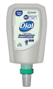 Reference image: Dial universal touch-free foam hand sanitizer 1L refill. Model, formula, size and pack quantity may differ. The title and specifications describe the item offered.