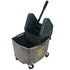 Hospeco Downpress Mop Bucket Combo 35 Qt Gray Down Press Wringer 1 each