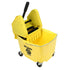 Hospeco Downpress Mop Bucket Combo 35 Qt Yellow Down Press Wringer 1 each