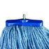 Hospeco Layflat Screw Type Wet Mop Head 20 oz White Cotton Blend, Cut End 12 / cs