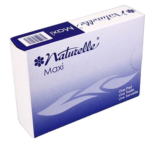 Reference image only: Hospeco #4 NATURELLE Maxi Pad folded  250 / cs. It illustrates the same product type, not the exact listed model. Size, color, materials, construction and pack quantity may differ. Listed specifications apply; pictured accessories are included only if stated in this listing.