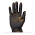 Hospeco Premium Vinyl Powder Free Gloves 9" Black, Medium, 4 Mil 10 / 100 cs