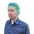 Hospeco Polypropylene Bouffant Cap 24" , Green 10 / 100 cs