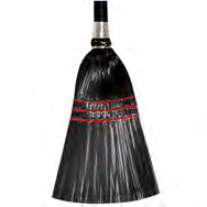Reference image: black plastic lobby broom with upper handle extending beyond the frame. Same Performance Plus product type; model, size, color, formula and pack quantity may differ. The title and listed specifications describe the item offered.