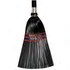 Performance Plus Black Plastic Lobby Broom Poly 3 Stitch 40" X 13/16" Handle 1 / ea