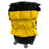 Performance Plus Caddy Bag For Waste Receptacle Yellow Fits 32 & 44 , Vinyl Coating 1 / ea