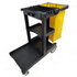 Performance Plus Janitor Cart 3 Shelf , Black 1 / ea