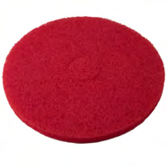 Reference image: red round buffing floor pad. Same Performance Plus product type; model, size, color, formula and pack quantity may differ. The title and listed specifications describe the item offered.