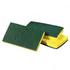 Performance Plus Polyurethane Scrubber Sponge 6" x 3-3/8" x 3/4" , Green / Yellow 20 / cs