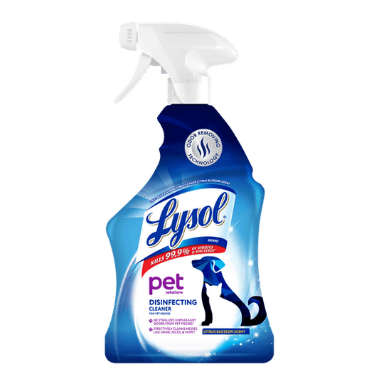 Reference image: LYSOL® Multi-Purpose Cleaner - Trigger Pet Solutions™ Citrus Scent 32 oz.. Size, scent, formula, packaging and case quantity may differ. The title and listed specifications describe the item offered; follow its label for use and safety.