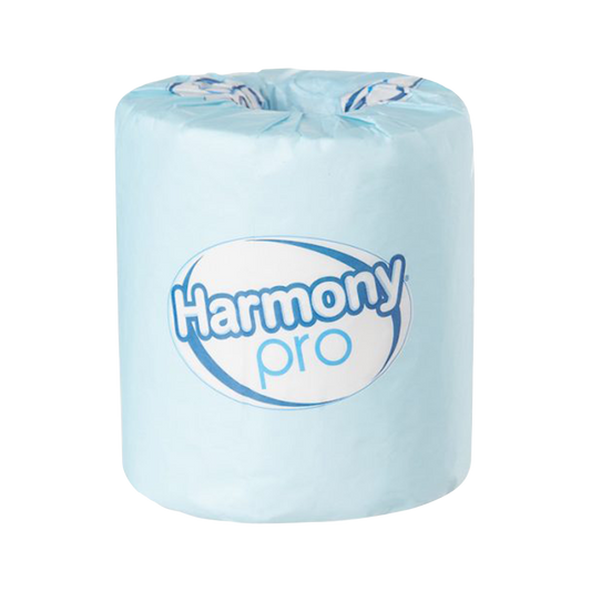 Harmony Pro 321374B wrapped bath-tissue manufacturer product photo. Refer to this listing for sheet count and case quantity.