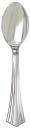 WNA King Packaging Contemporary Heavy Weight Spoon PS Clear Bulk 1000 / cs