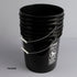 Industrial Container & Supply 5 Gallon 90 Mil. Pail Black Regrind w/ Metal Handle 1 / ea