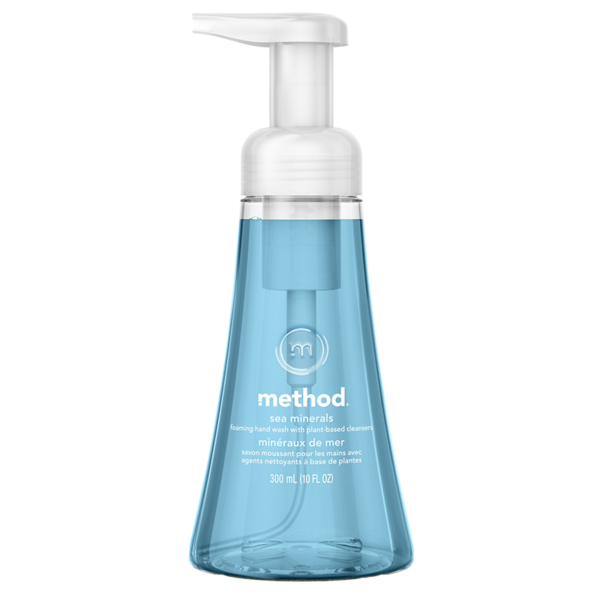 Manufacturer image for RJ-327739: SC Johnson Method Foam Hand Wash Pump 10 oz , Sea Minerals 6 / cs. Packaging may vary; see product description.