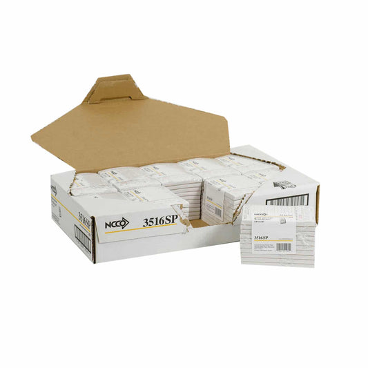 National Checking Single Copy Paper Guest Check 3.50" x 5.13" White Shrink Pack Sml 100 / 100 cs — manufacturer photo