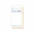 National Checking Three-Part WaitRPAD Guest Check 3.5" x 6.75" White Shrink Pack Med 50 / 50 cs