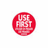 National Checking Use First Removable Labels 2" Red Label w/ White Print 1 / ea