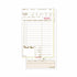 National Checking Three-Part Carbonless Guest Check 4.25" x 8.50" Tan Shrink Pack Large 2000 / cs