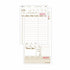 National Checking Two-Part Carbonless Guest Check 4.25" x 8.50" Tan Bulk Pack Large 40 / 50 cs