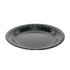 Novolex - Pactiv 6" Laminated Plate Black PS - Foam 1000 / cs