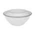 Novolex - Pactiv 96oz Roseware Bowl/Lid Combo APET 100 / cs