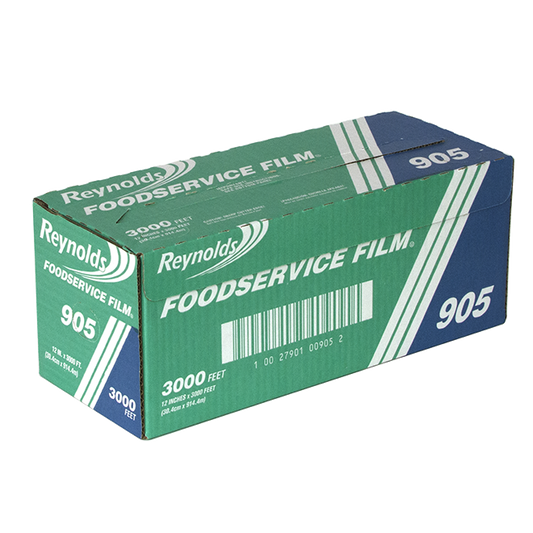 Novolex - Pactiv 12"x3000' Cutter Box Film  1 / rl; official manufacturer photograph for 905