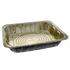 Novolex - Pactiv 1/2 Size Deep Steamtable Pan Black and Gold 100 / cs