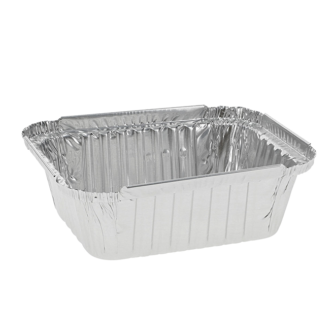 Novolex - Pactiv 1# Oblong Aluminum Pan  8 / 150 cs; official manufacturer photograph for Y70530