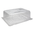 Novolex - Pactiv 1/4 Sheetcake Package - Deep 13.18x9.3x4.5" Deep Dome 50 / cs