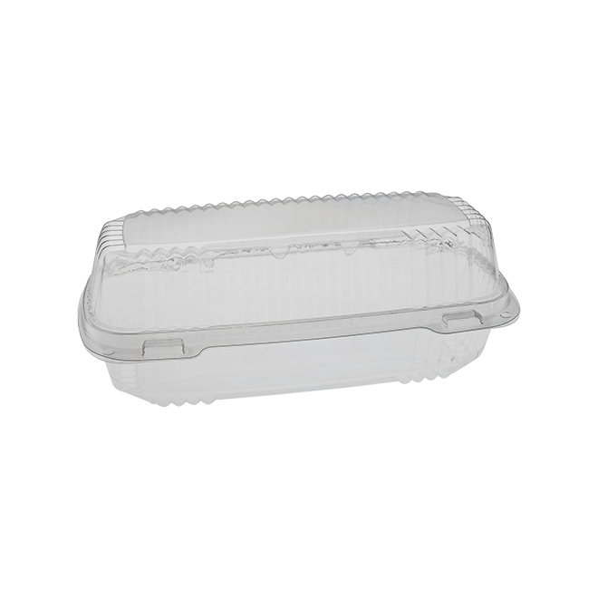 Novolex - Pactiv 8.5x4x3.25 Clear Hoagie Container  250 / cs; official manufacturer photograph for YCI810480000