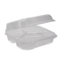 Novolex - Pactiv Clear Medium Hinged Lid Container With 3 Compartment Tray 200 / cs